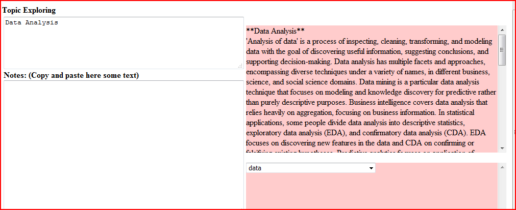 Topic Exploring - Machine Learning Applications